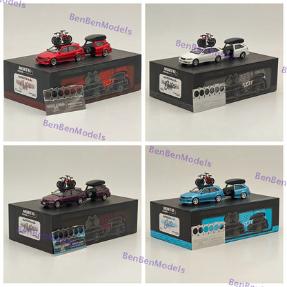 Mortal Masterpiece 2025 HEC Beijing Auto Model Expo Official 1:64 Diecast Toyota Altezza Gita Lexus IS200 Comes with trailer