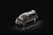 MORTAL 1:64 Classic MPV Previa Van Brown Diecast Toys Model Car Collection Gifts