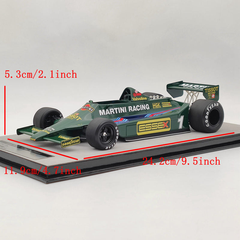 1/18 Tecno Mythos Series Lotus 79 1979 1st Test Paul Ricard TM18-287D Resin Car