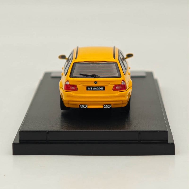 1:64 Stance Hunters E46 Wagon Diecast Model Car Limited Collection Yellow