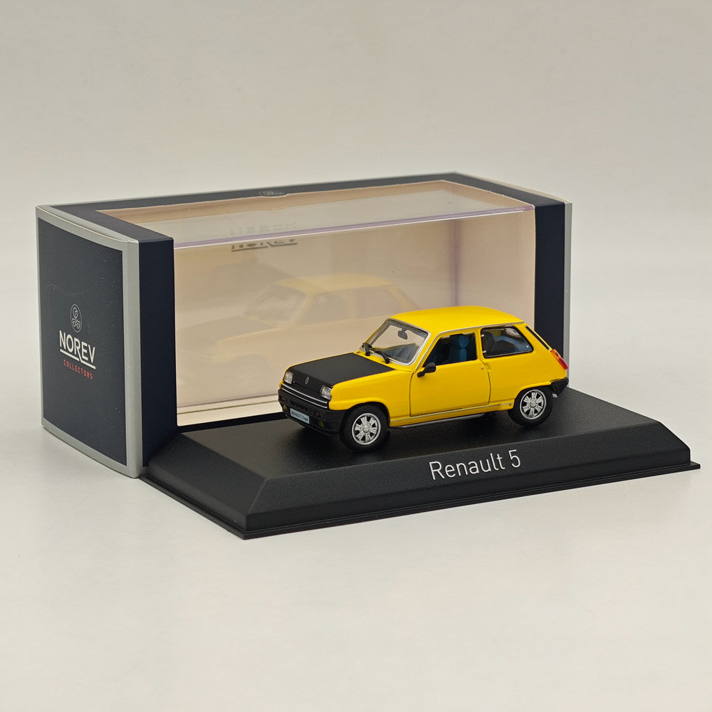 Modèle réduit de voiture moulé sous pression Norev Renault 5 Copa 1980, collection limitée, jaune, 1/43 