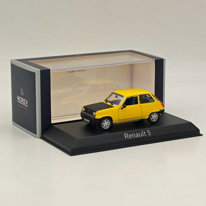 Modèle réduit de voiture moulé sous pression Norev Renault 5 Copa 1980, collection limitée, jaune, 1/43 
