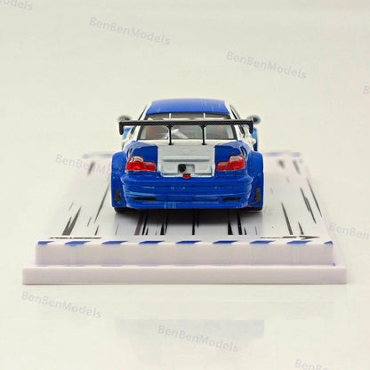 1:64 DCM BMW M3 GTR E46 NFS TECKWRAP APAXPO ZESTEK Diecast Models Car Colletible