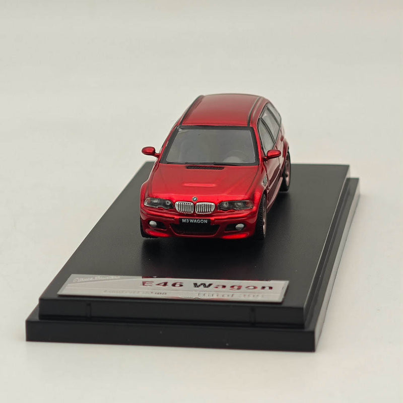 1:64 Stance Hunters E46 Wagon Diecast Model Car Limited Collection Red