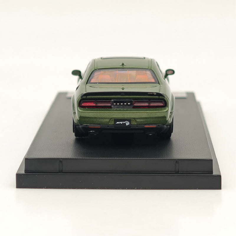 1:64 SH Dodge SRT Hellcat Muscle Sports Green Diecast Model Car Collection