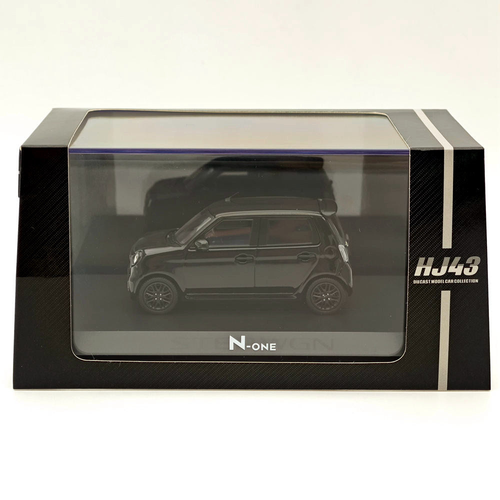 Hobby Japan 1/43 N-ONE RS Crystal Black Pearl HJ432001BK Diecast Model Car