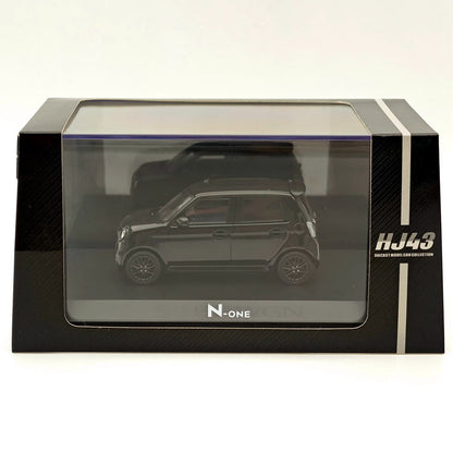 Hobby Japan 1/43 N-ONE RS Crystal Black Pearl HJ432001BK Diecast Model Car