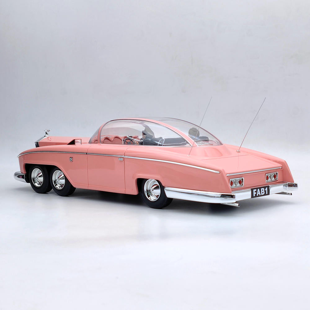 AMIE 1:18 Scale Rolls Royce Lady Penelope's Thunderbirds FAB1/FAB 1 Resin Toys Car Models Miniature Decoration Gifts(Ships from the United States)