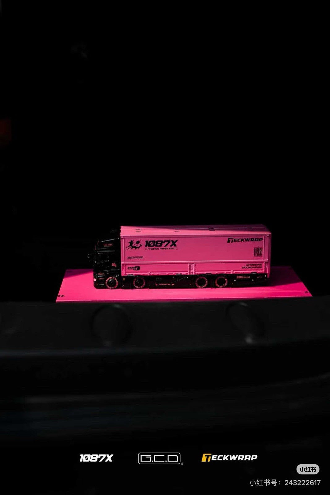 1/64 GCD GT Show Limited HINO 700 Transport Truck 1087X TECKWRAP Diecast Model Toys Gifts