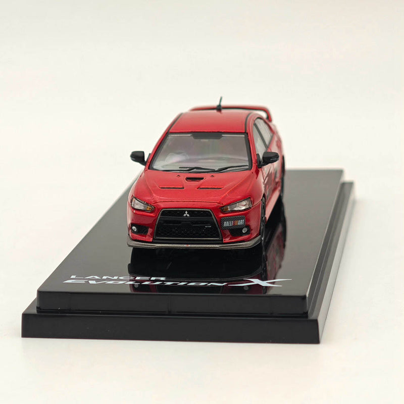 1/64 Hobby Japan Mitsubishi Lancer Evolution X RALLIART  Red Diecast Model Car