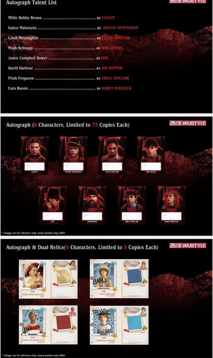 WUSTYLE IN STOCK 2026 Stranger Things Retro Cards Booster Box Factory Sealed