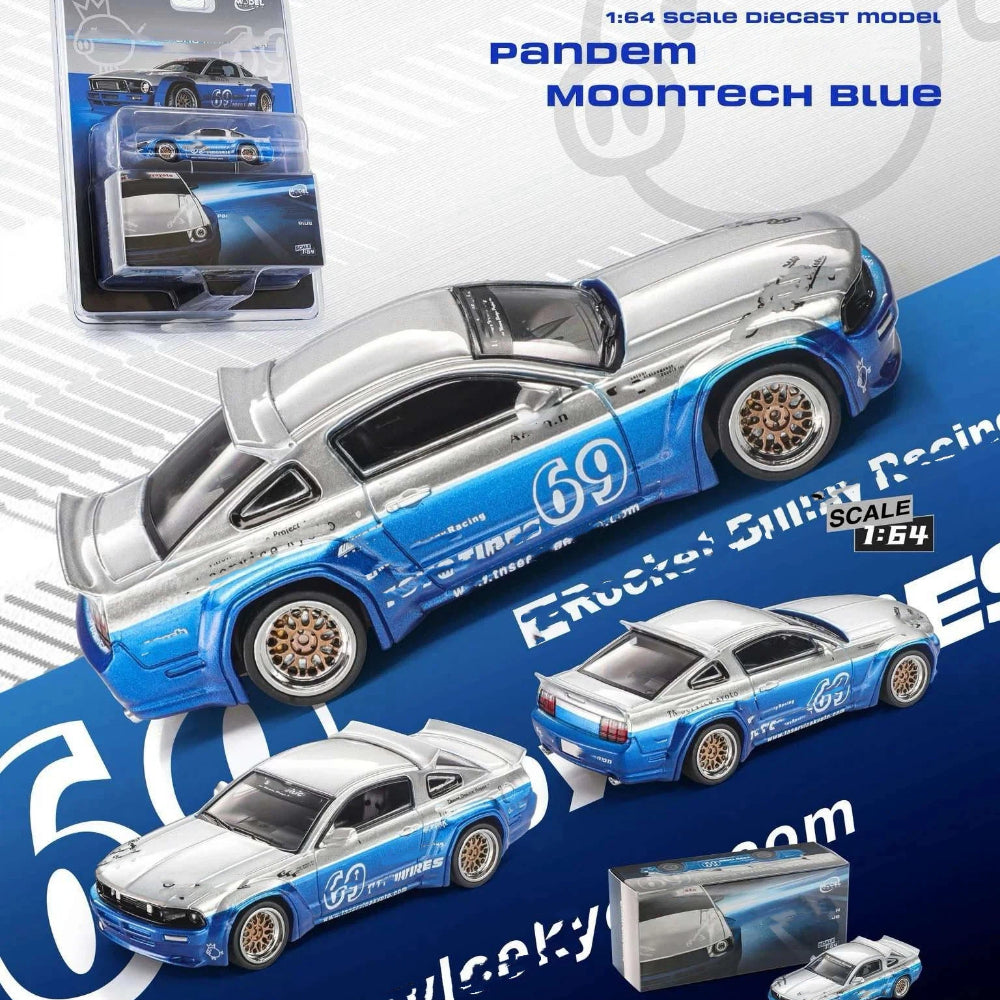 Pre-order Model Model 1:64 Pandem Mustang Moontech Limited Edition Diecast Collectible Model