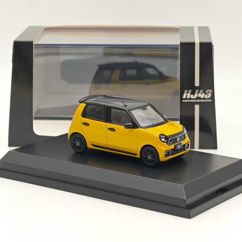 Hobby Japan 1/43 Honda N-ONE RS Premium Yellow Pearl ll HJ432001Y Diecast Model Car Limited Collection