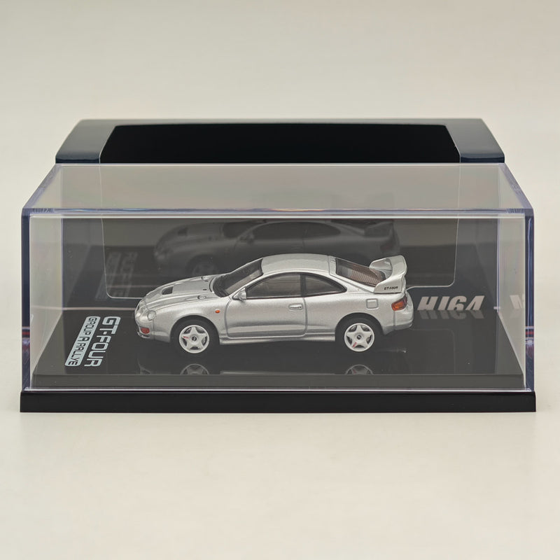 Hobby Japan 1/64 Toyota CELICA GT-FOUR (ST205) JDM STYLE SILVER HJ642064AS Diecast Models Car Collection