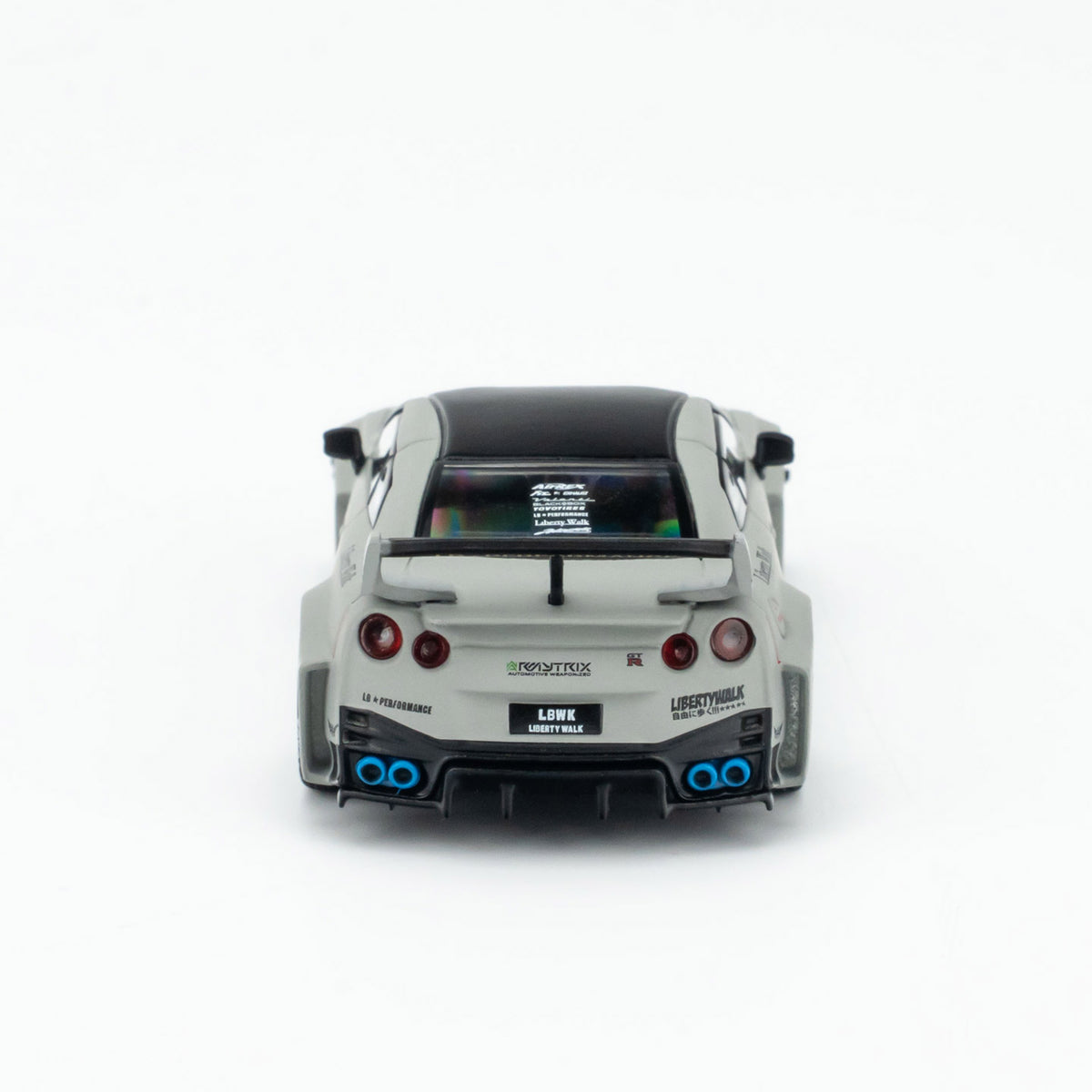 Minigt 1:64 GT R 35gt rr Combat Gray Lbwk Modified Alloy Car Model 1248