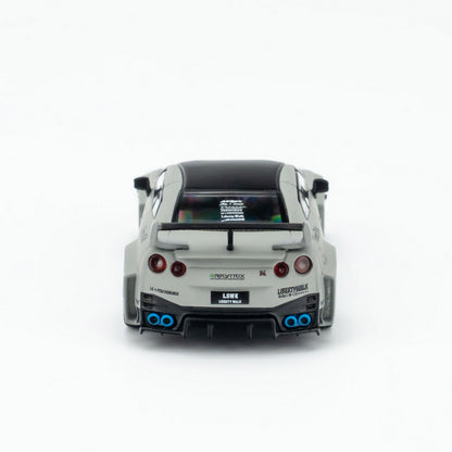 Minigt 1:64 GT R 35gt rr Combat Gray Lbwk Modified Alloy Car Model 1248