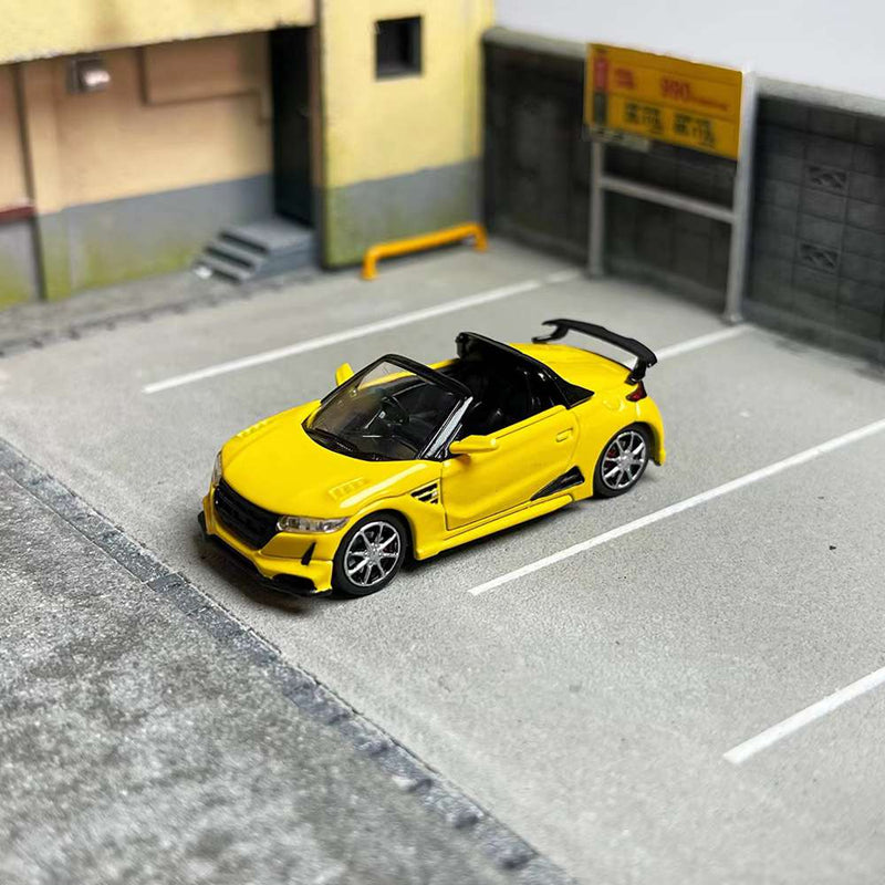 Master 1:64 Honda S660 Mugen Convertible Diecast Toys Car Models Collection Gifts Limited Edition