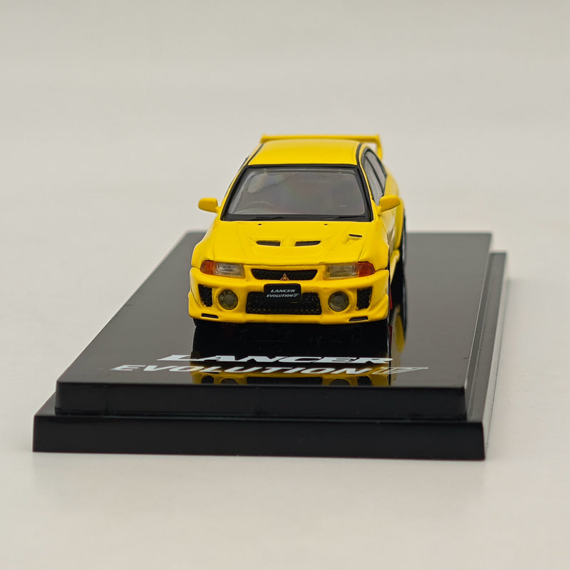 Hobby Japan 1/64 Mitsubishi Lancer GSR Evolution V (CP9A)1998 HJ642032AY Yellow