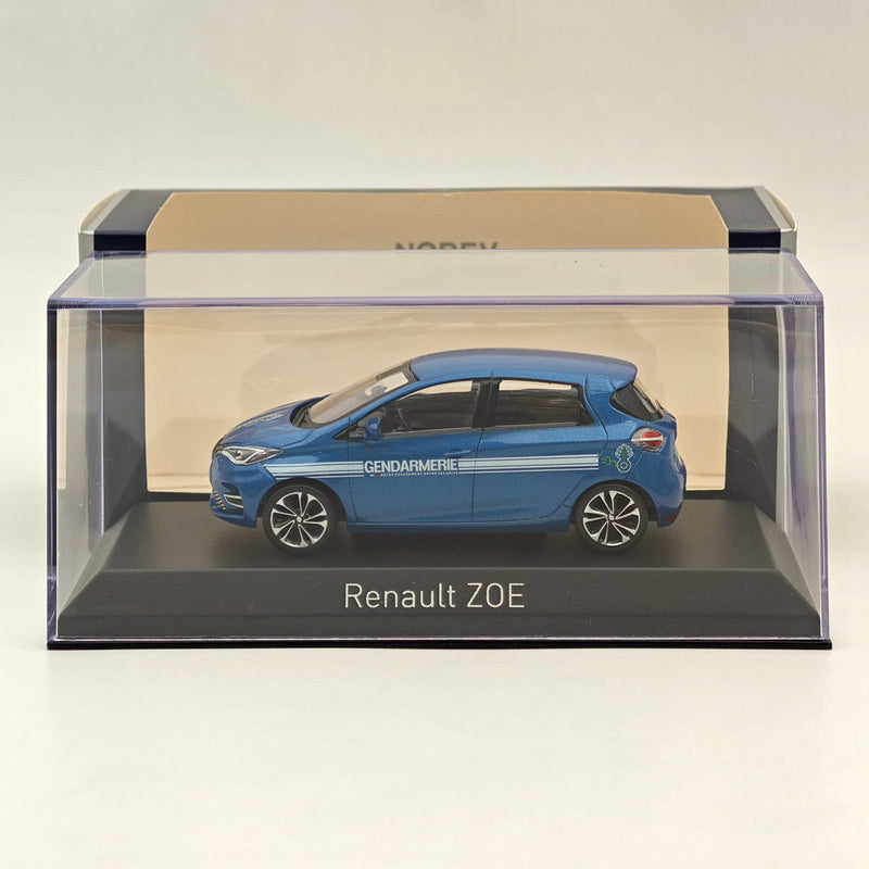 1/43 Norev Renault ZOE Gendarmerie Blue Diecast Models Car Limited Collection