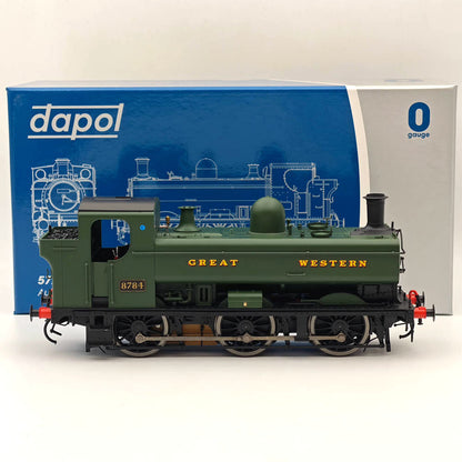 Dapol 7s-007-010 O Gauge Class 57xx Pannier Great Western Green 8784 21DCC