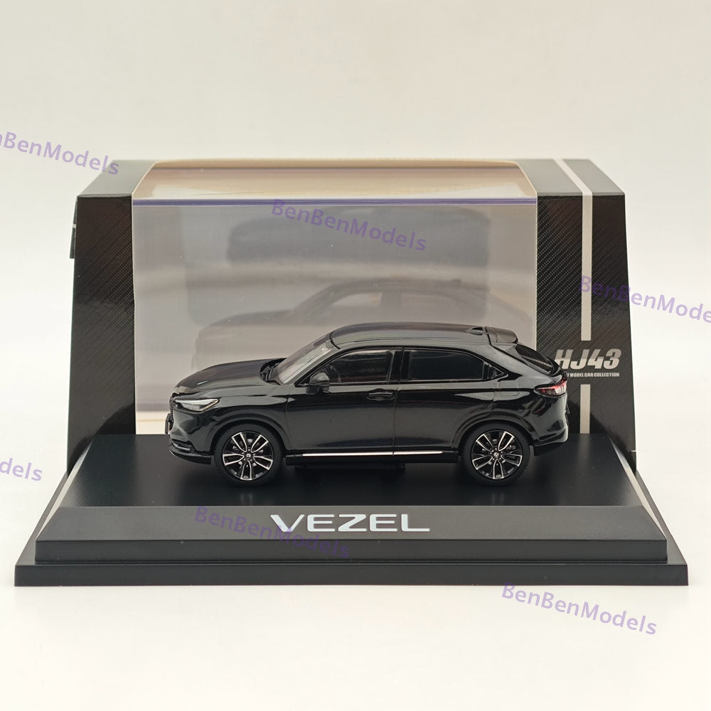 Hobby Japan 1/43 VEZEL Crystal Black Pearl HJ431002BK Diecast Model Car Limited