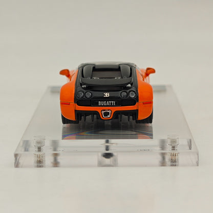 Mortal 1:64 Bugatti Veyron Super Sport Car Models Diecast Toys Collection Gifts Miniature Metallic Two-Tone