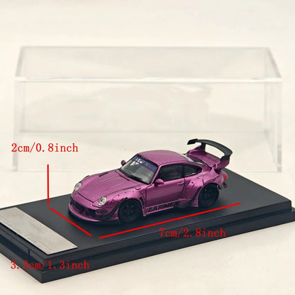 1:64 SW 993 Carmen Purple Metallic Limited Collectible alloy car model