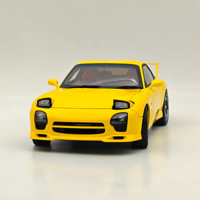 POLAR MASTER 1:18 Mazda RX-7 SPEED PLM22-002-1 Yellow Alloy Diecast Model Car