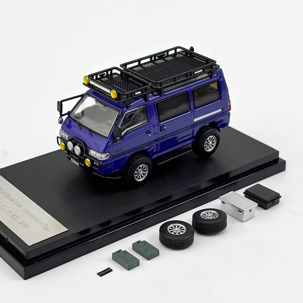 Autobots Models 1:64 for Delica 4X4 Star Wagon Van Diecast Toys Car Miniature Vehicle Hobby Collectible Gifts