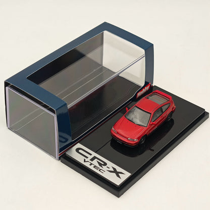 Hobby Japan 1/64 Honda CR-X SiR (EF8) J.D.M. Style Red Pearl HJ643005R Diecast Models Car In Stock - US