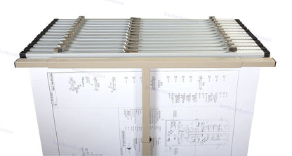 BrooksideDesign Heavy Duty Vertical Blueprint Storage Mobile Plan Center (Model MVPC)