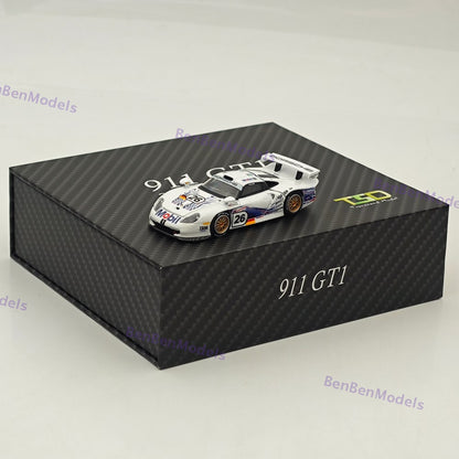 1:64 TSD 911 GT1 24h LeMans 1997 Openable - Hood Diecast Metal Car Limited