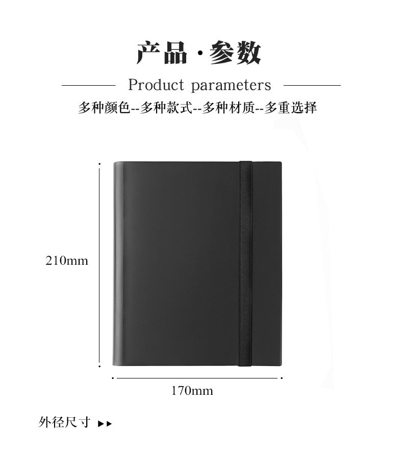 4 Pocket PP TCG CCG Card Binder with Elastic Strap Trading Card Storage Album