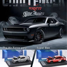 SH 1:64 Challenger SRT8 Hellcat Voiture miniature en métal à capot ouvrant Édition limitée