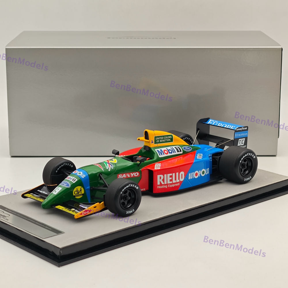 1/18 Scale Tecnomodel BENETTON F1 B190 GERMANY GP 1990 NANNINI #19 LE80 Resin