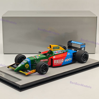1/18 Scale Tecnomodel BENETTON F1 B190 GERMANY GP 1990 NANNINI #19 LE80 Resin