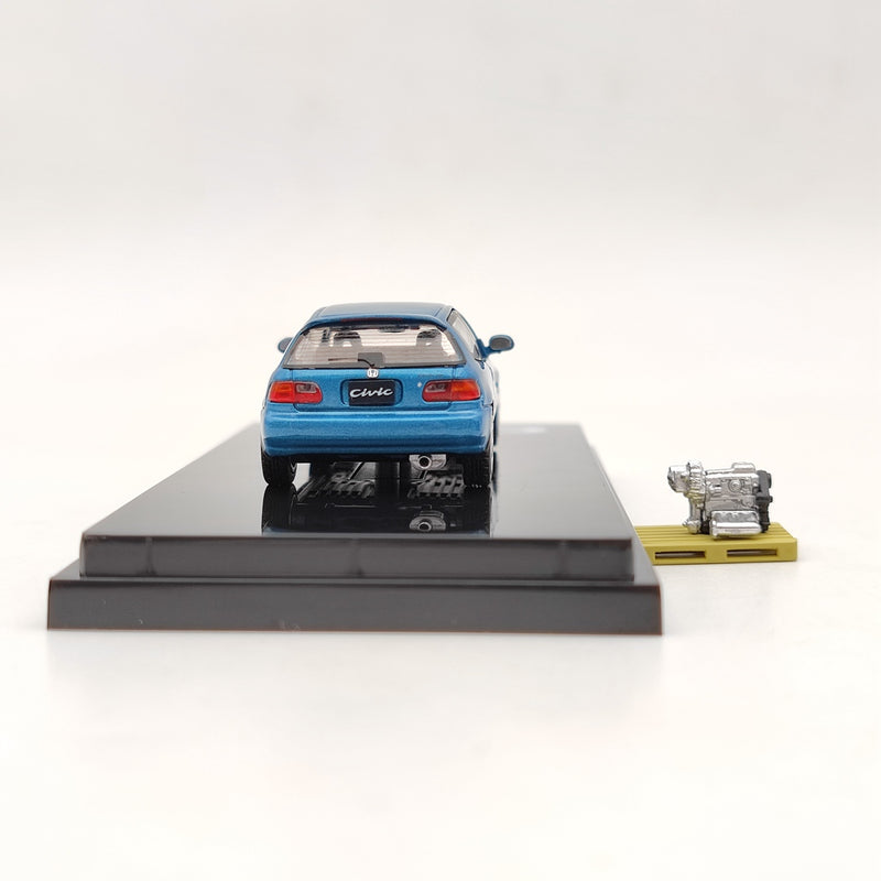 Hobby Japan 1:64 Honda Civic EG6 SiR Ⅱ With Engine Display Model Car HJ641017GG