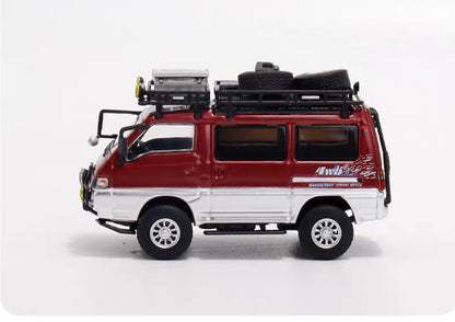Autobots Models 1:64 for Delica 4X4 Star Wagon Van Diecast Toys Car Miniature Vehicle Hobby Collectible Gifts