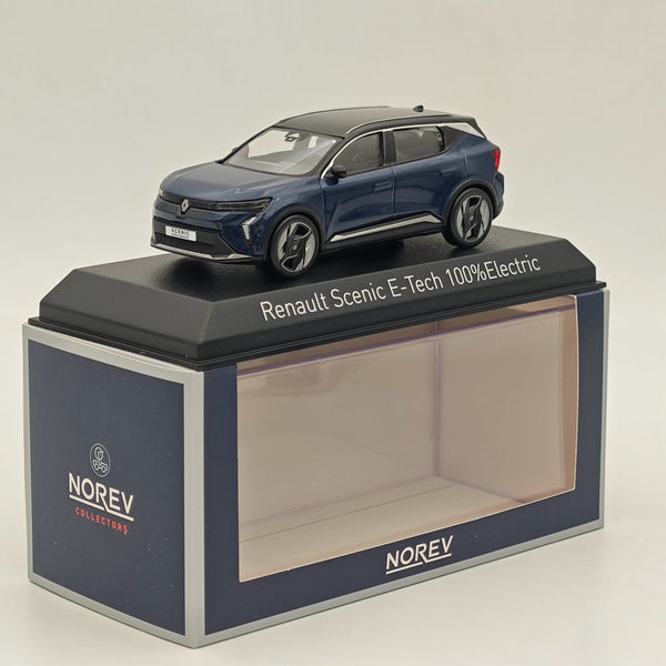 1/43 Norev Renault Scenic E-Tech 100% Electric 2024 Midnight Diecast Model Blue