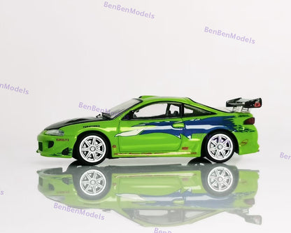 1/64 Transcend model Mitsubishi Eclipse Fast and Furious Diecast Car Limited
