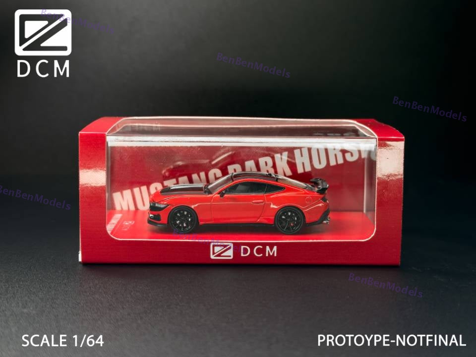 Pre-sale DCM 1:64 Mustang Dark Horse Coupe Limited Edition Diecast Model Car Collectible