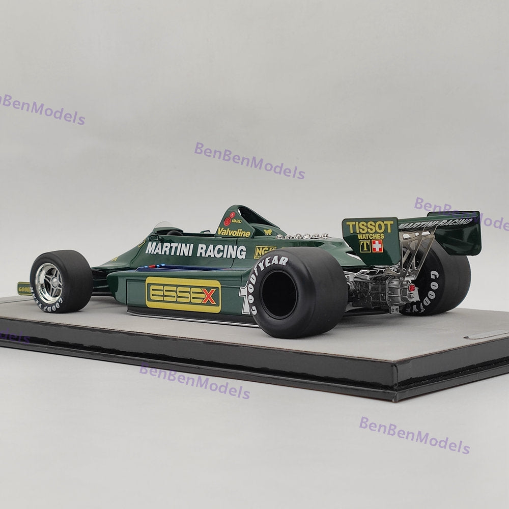 1/18 Tecnomodel Mythos Series Lotus 79 1979 ltaly GP Car #1 Mario Andretti Green