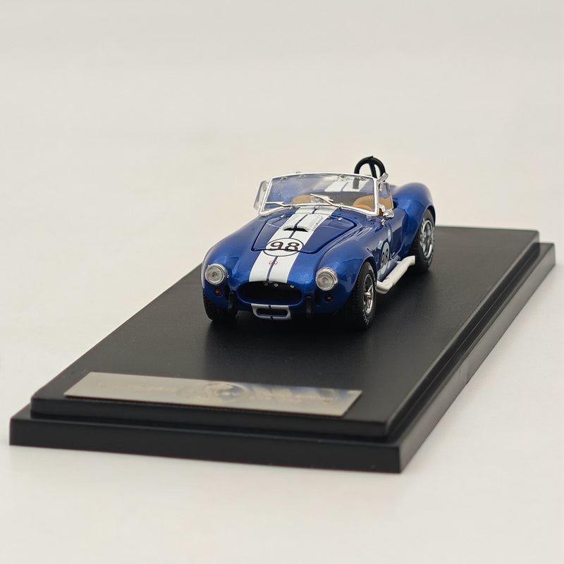 Fine works 1/64 Ford Shelby Cobra 427 Blue Power Cap Alloy Diecast Models Car