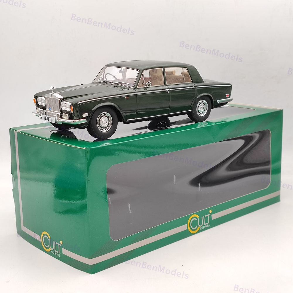 1:18 CULT Rolls-Royce Silver Shadow 1975 Green CML036-1 Resin Model Car Limited