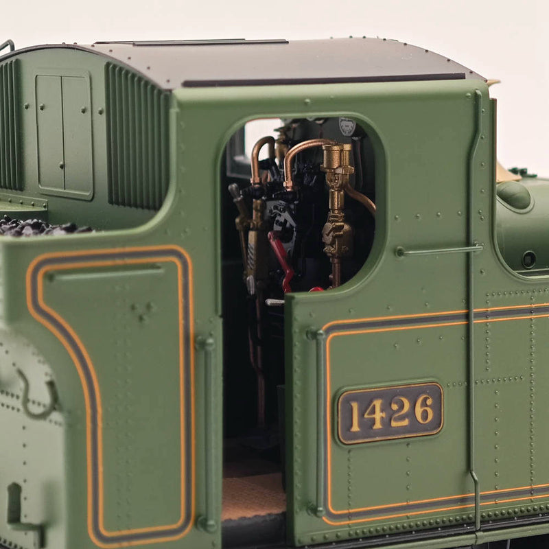 Dapol 7S-006-023 O Gauge 14xx Class BR Early Lined Green 1426 21DCC - Locomotive