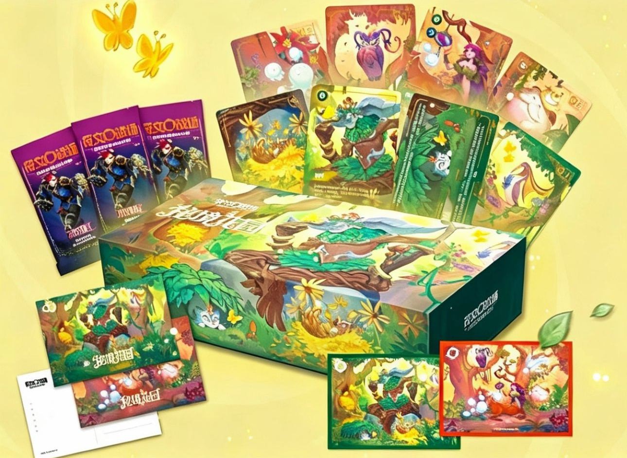 Riftbound Secret Garden Limited Gift Box Ivern Lillia Art Sleeves Collector Set