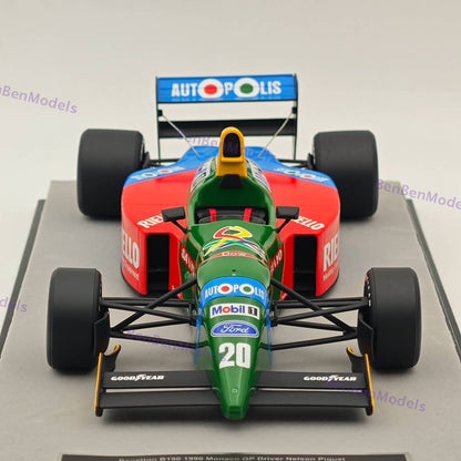 1/18 Tecnomodel Benetton B190 1990 Monaco GP Nelson Piquet #20 Resin Model Car
