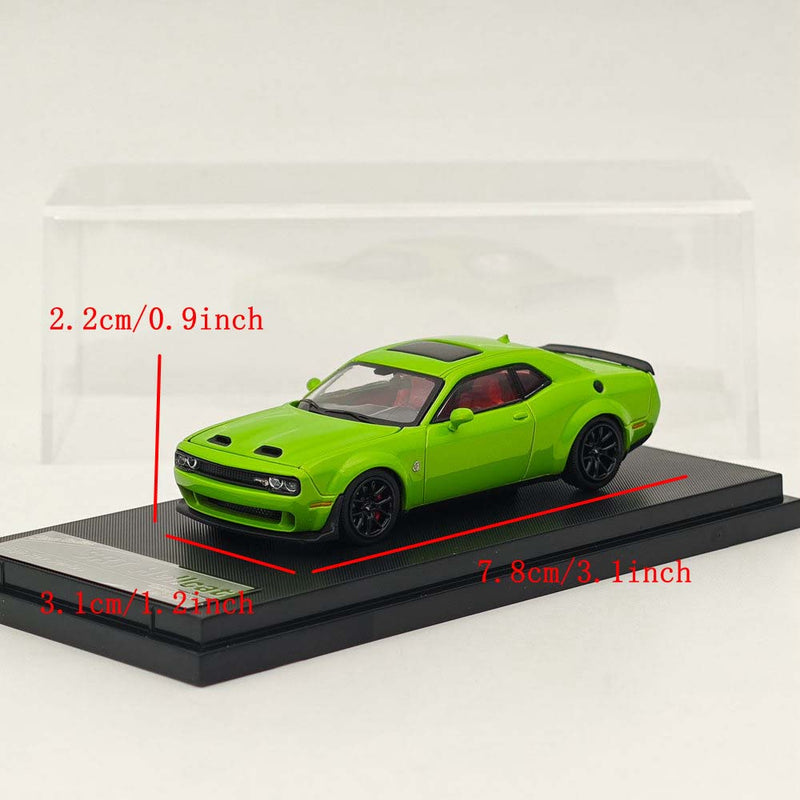 Stance Hunters 1/64 Dodge SRT Hellcat Green Diecast Models Car Collection