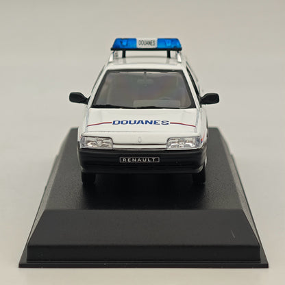 1/43 Norev Renault R21 Nevada Sw Station Wagon Douanes 1993 modèle moulé sous pression blanc