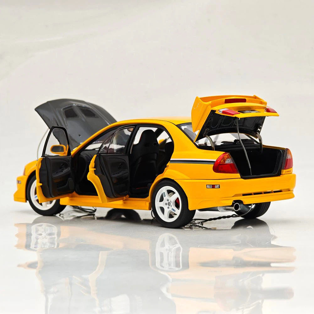 MOTORHELIX 1:18 Lancer Evolution VI GSR T.M.E. 6.5 Full Opening Diecast Model Car